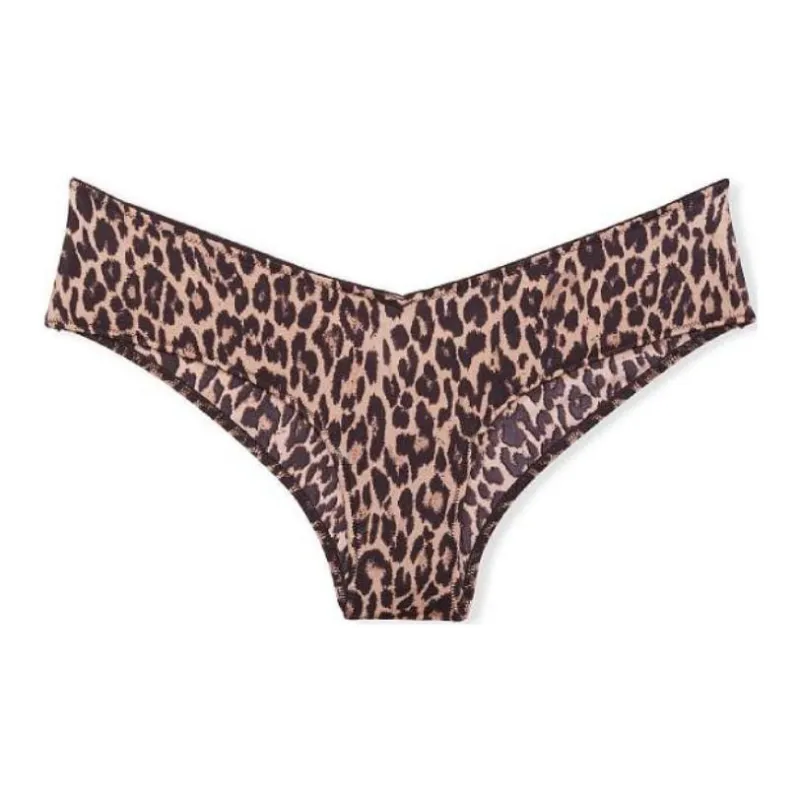 Victoria's Secret Underpants Women's 1 Pack Brown Animal Print-0