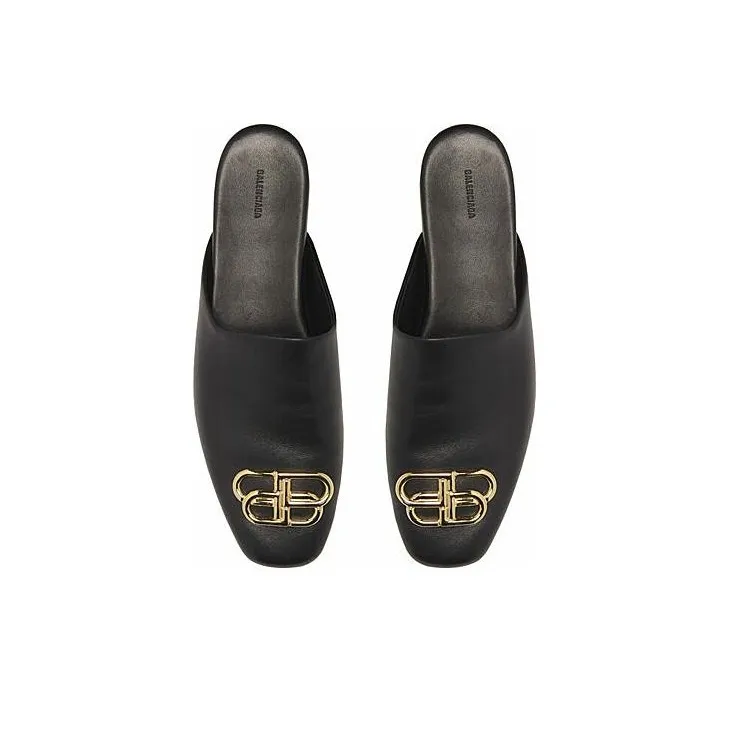 Balenciaga Cosy Bb Slippers Black Women's-3