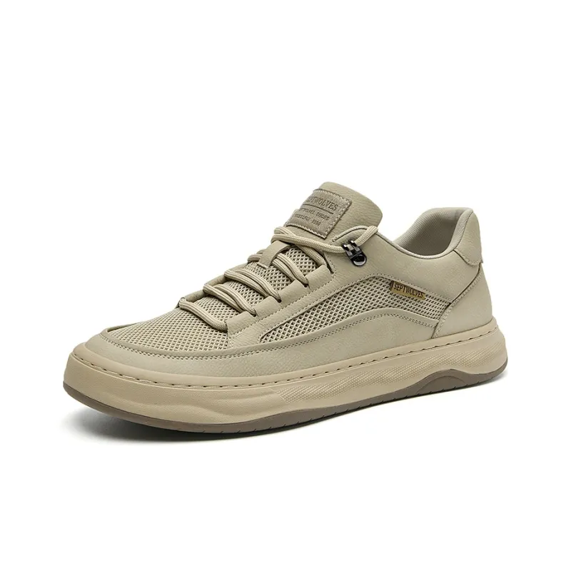 SEPTWOLVES Anti Slip And Wear Resistant Height Increasing Low Top Skateboard Shoes Men's-1