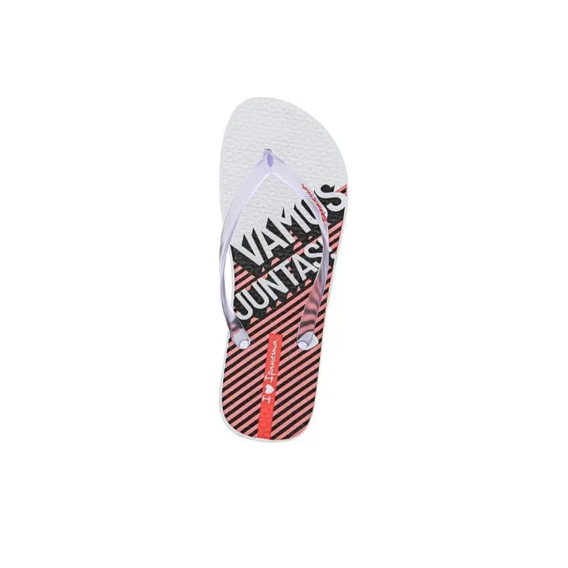 Ipanema Quiet Flip Flops Women's White Pink-1