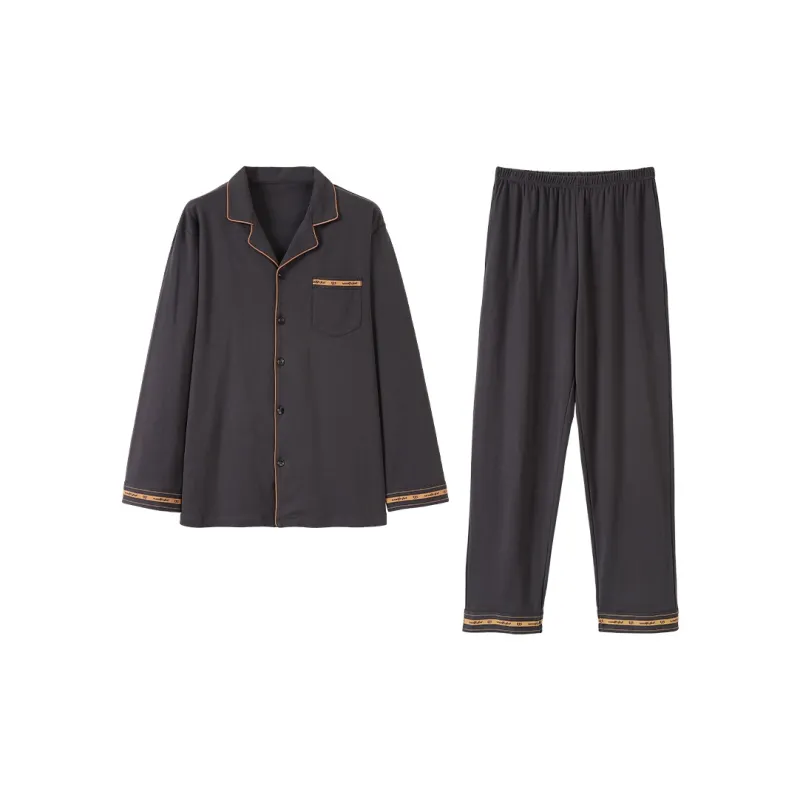 WOLFSFUL Pajama Set Men's Dark Gray-0