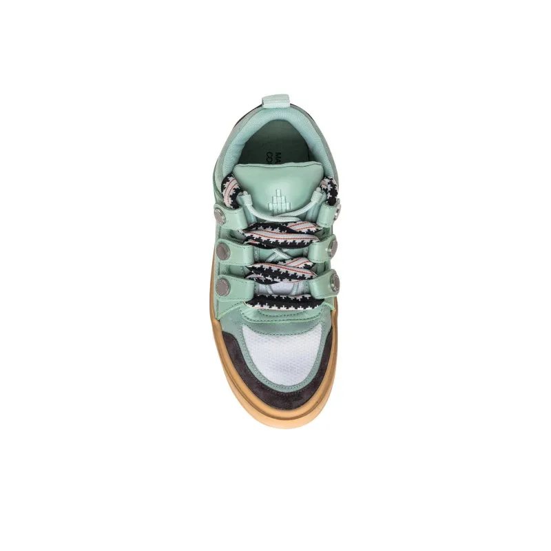 MARCELO BURLON COUNTY OF MILAN Stylish Skateboarding Shoes Men's Green-4