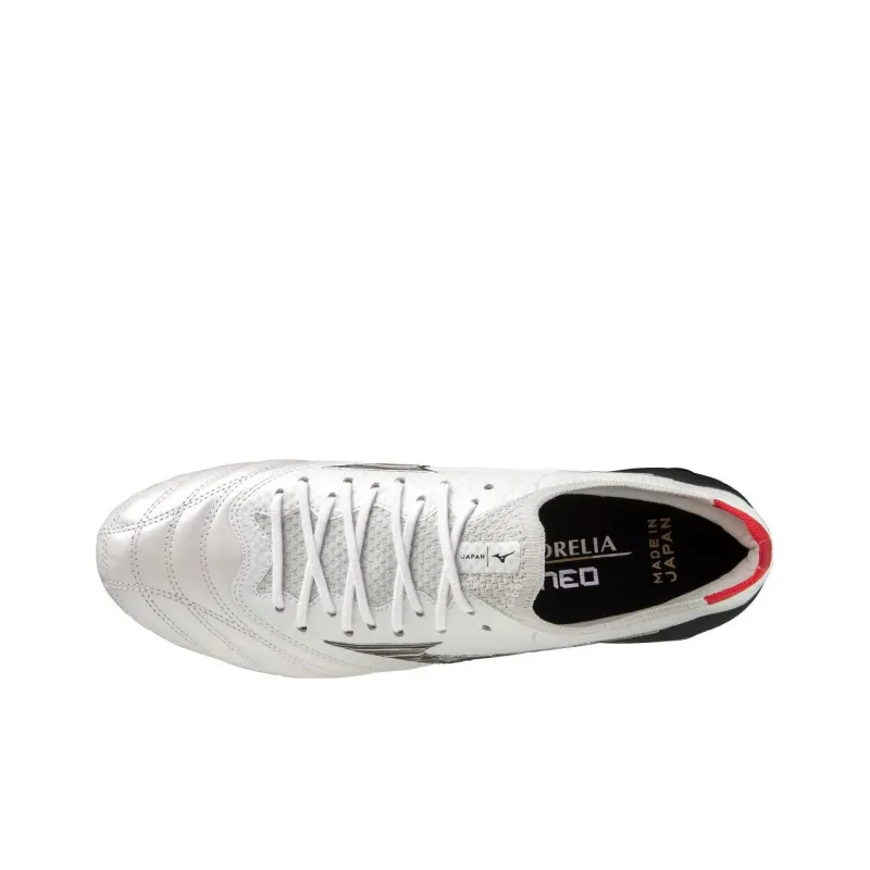 Mizuno Morelia Neo Iii Made In Japan Fg 'White Black Red'-3