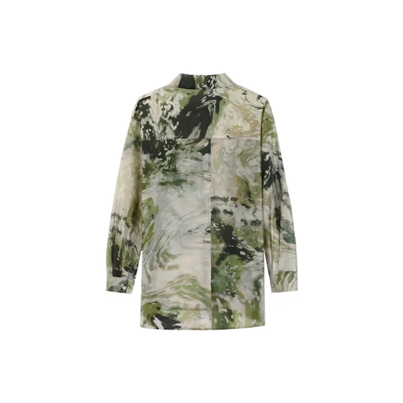 THE SEA LIFE Shirt Women's Spruce Green-1