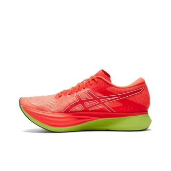 Asics S4 Anti Slip Wear Resistant Low Top Running Shoes Unisex Orange