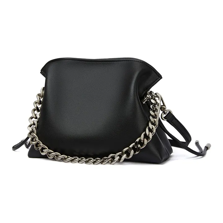 RED DRAGONFLY Cow Split Leather Crossbody Bag, Shoulder Bag Regular Women's Cream Apricot/Black-8