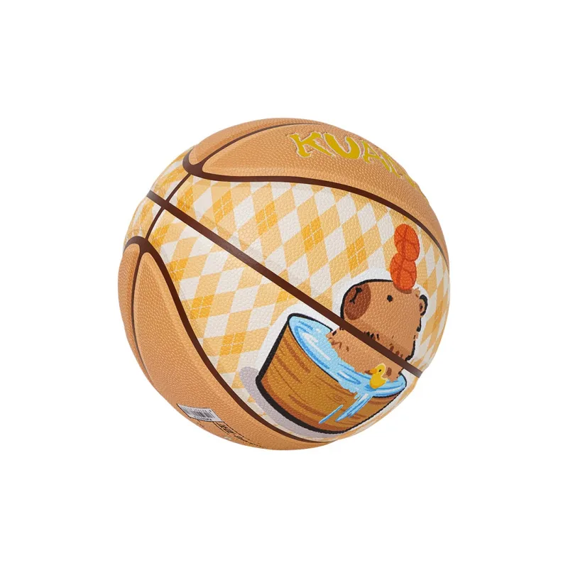 Kuangmi PU Basketball Yellow Size 7 Training Unisex-8