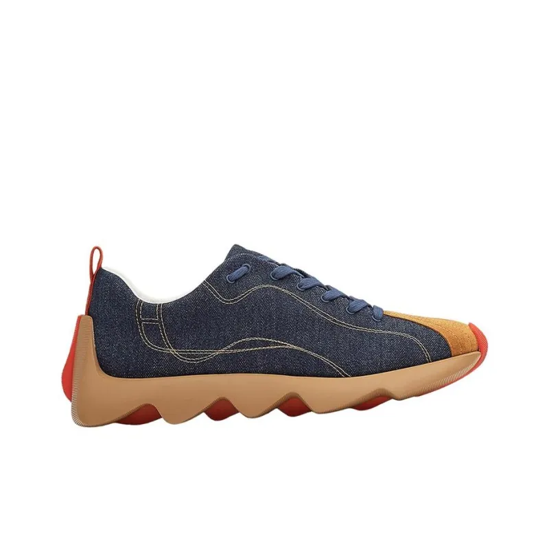 HERMES Envol Low Top Casual Shoes Men's Blue Black-1