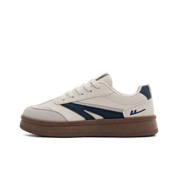 Warrior German Army Trainers Wear Resistant Breathable Slip Resistant Low Top Skateboard Shoes Women's Beige Gray Blue