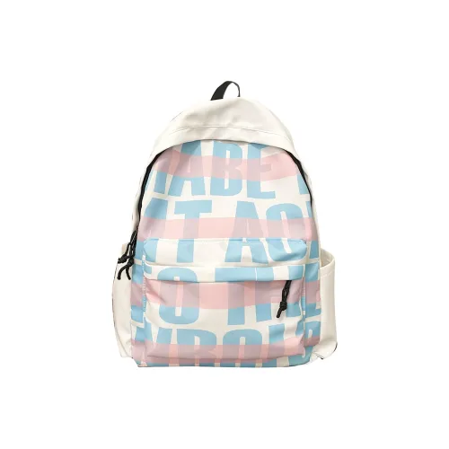 FAMAN Nylon Backpack Regular Women's Black/Green/Blue/Pink
