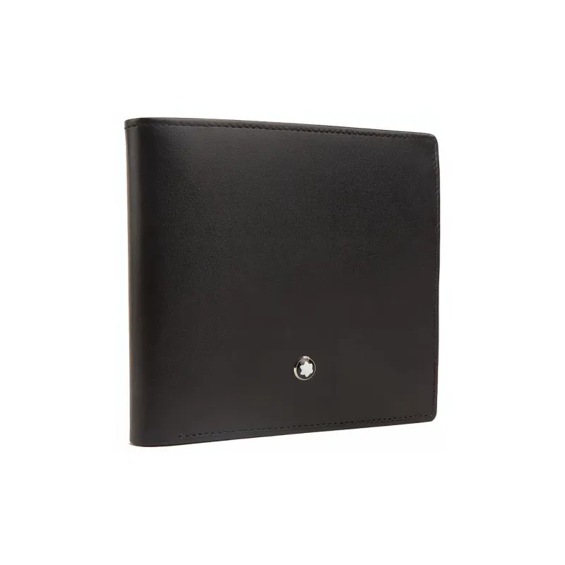 MONTBLANC Meisterstuck Cow Leather Wallet Men's Black-1