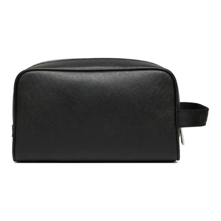 HUGO BOSS Leather Toiletry Bag Men's Black-1