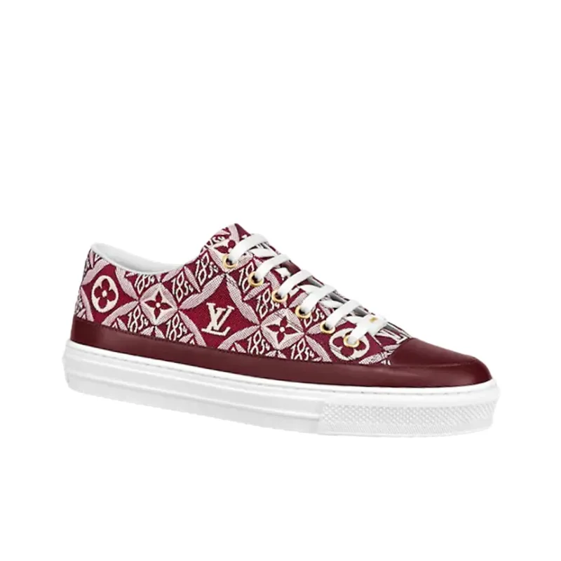 LOUIS VUITTON Stellar Sneakers 'White Red Monogram' Women's-1