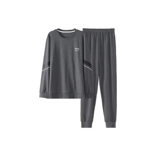 Dorame Pajama Set Men's Dark Gray