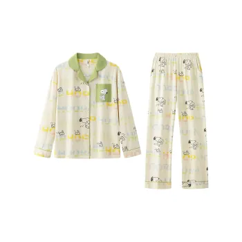 Gongdie x SNOOPY Pajama Set Women's Apricot