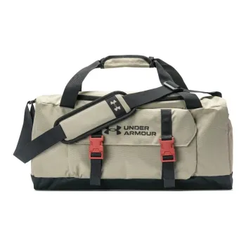 Under Armour Gametime Polyester Portable One Shoulder Crossbody Gym Bag Travel Bag Small Size Unisex Khaki Gray
