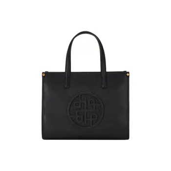 Hush Puppies Cow Leather One Shoulder Handbags Women's Black