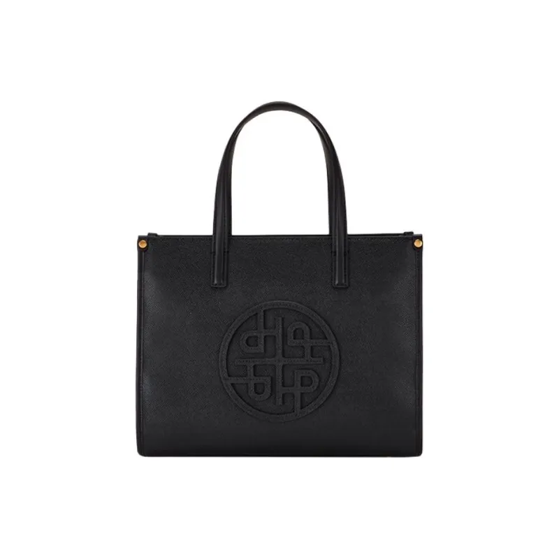 Hush Puppies Cow Leather One Shoulder Handbags Women's Black-0