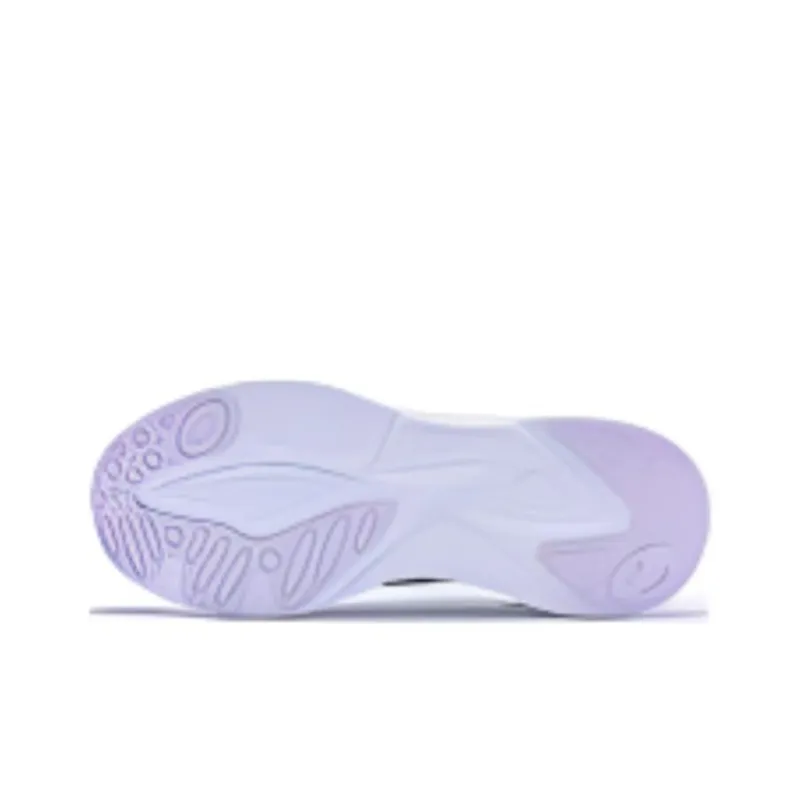 QIAODAN Cushioned Slip Resistant Low Top Running Shoes Women's Black White-5