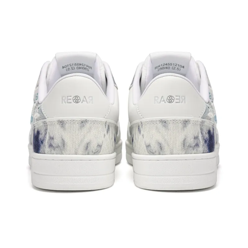 RARE Wear resistant And Lightweight Low Top Skateboard Shoes Men's White Blue-3