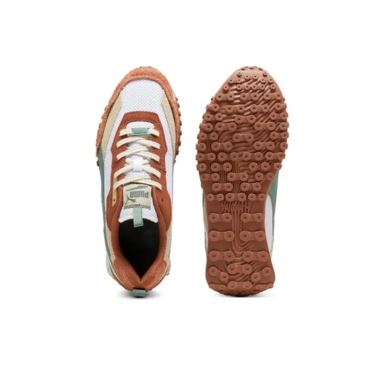 PUMA Blktop Rider Durable Breathable Low Top Casual Running Shoes Unisex Beige Brown-3