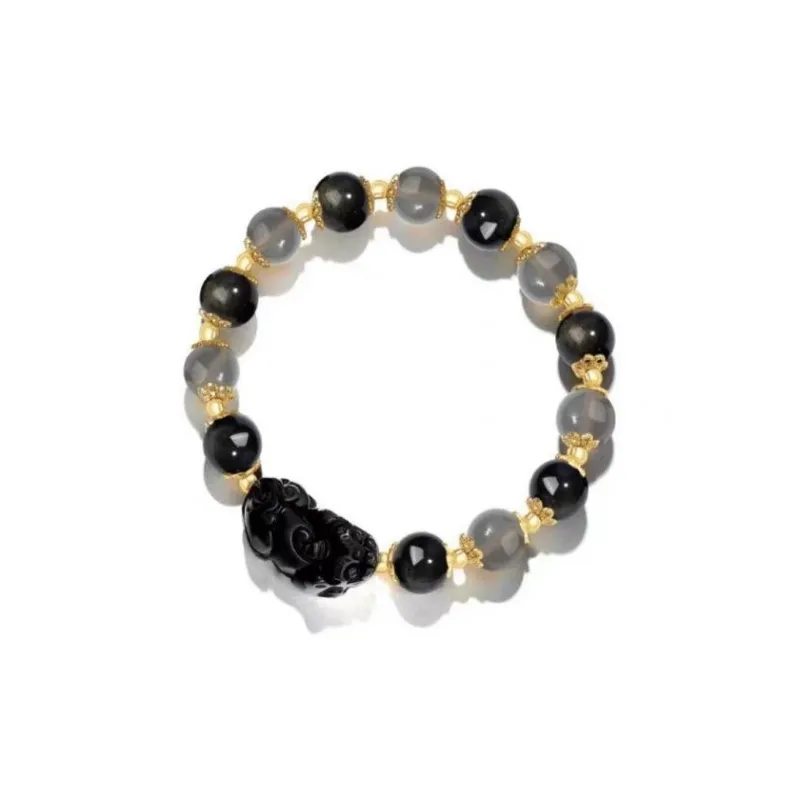 OQD Obsidian Jade Bracelets Unisex-2