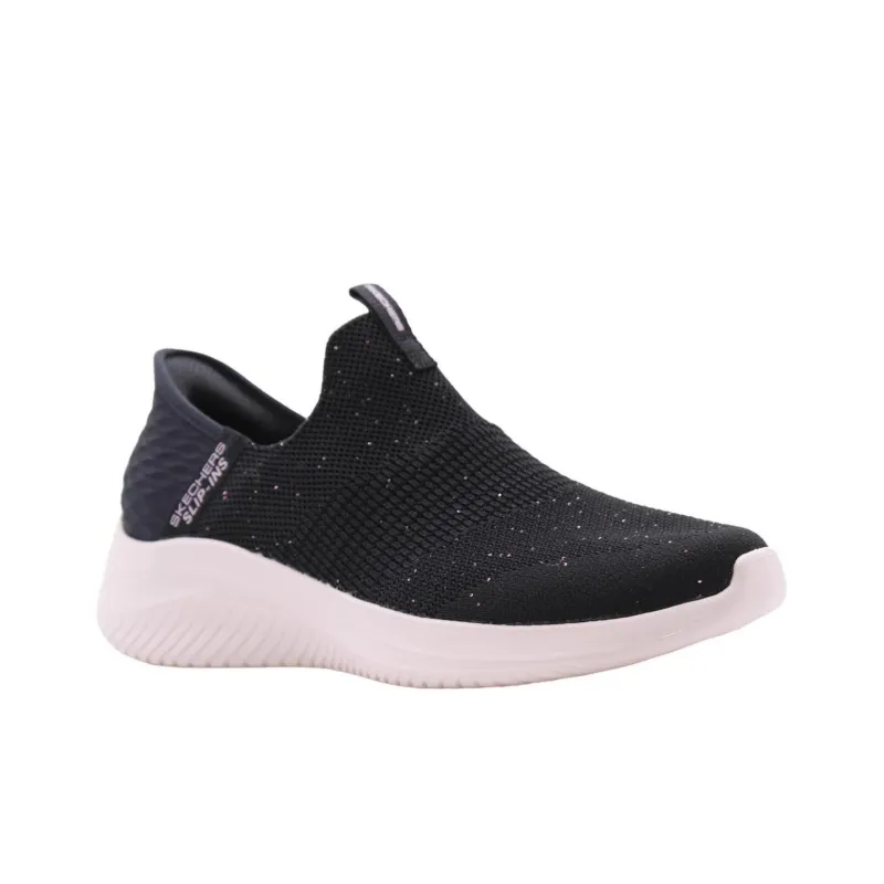 Skechers Ultra Flex 3.0 Hands Free Slip Ins Cushioning Wear Resistant Low Top Casual Shoes Women's Black-2
