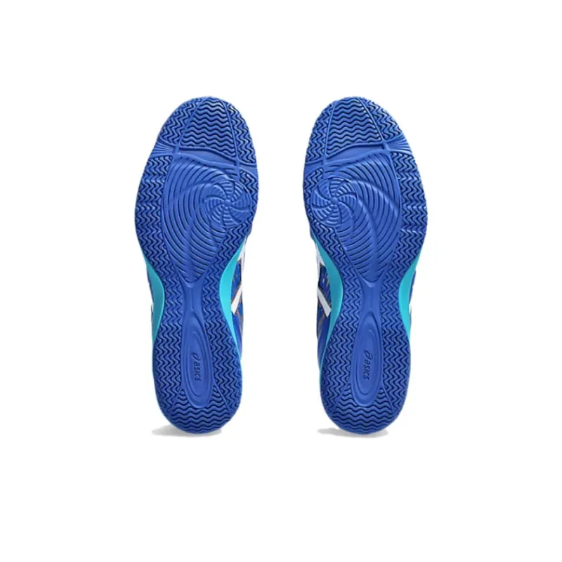 Asics Attack Hyperbeat 4 Cushioning Wear Resistant Low Top Training Shoes Men's Blue White-4
