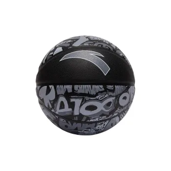Anta Rubber Basketball Black/Blue/Yellow Size 7 Ball/Size 5 Ball Training Competition