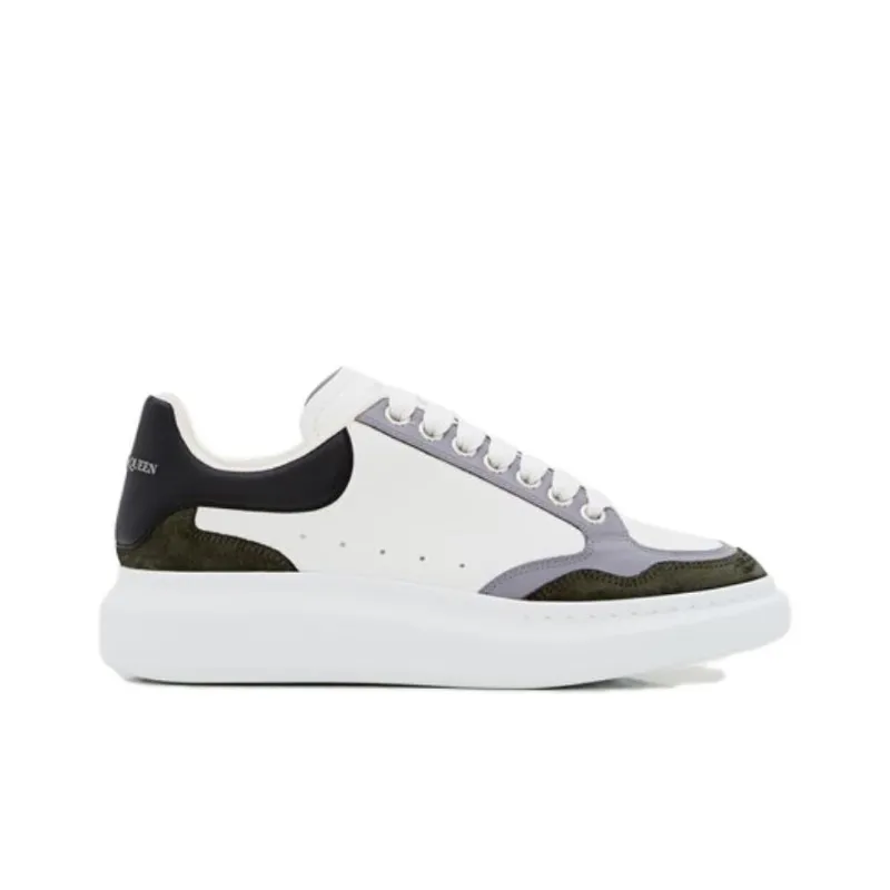 Alexander McQueen Oversized Sneaker 'White Khaki Grey'-1