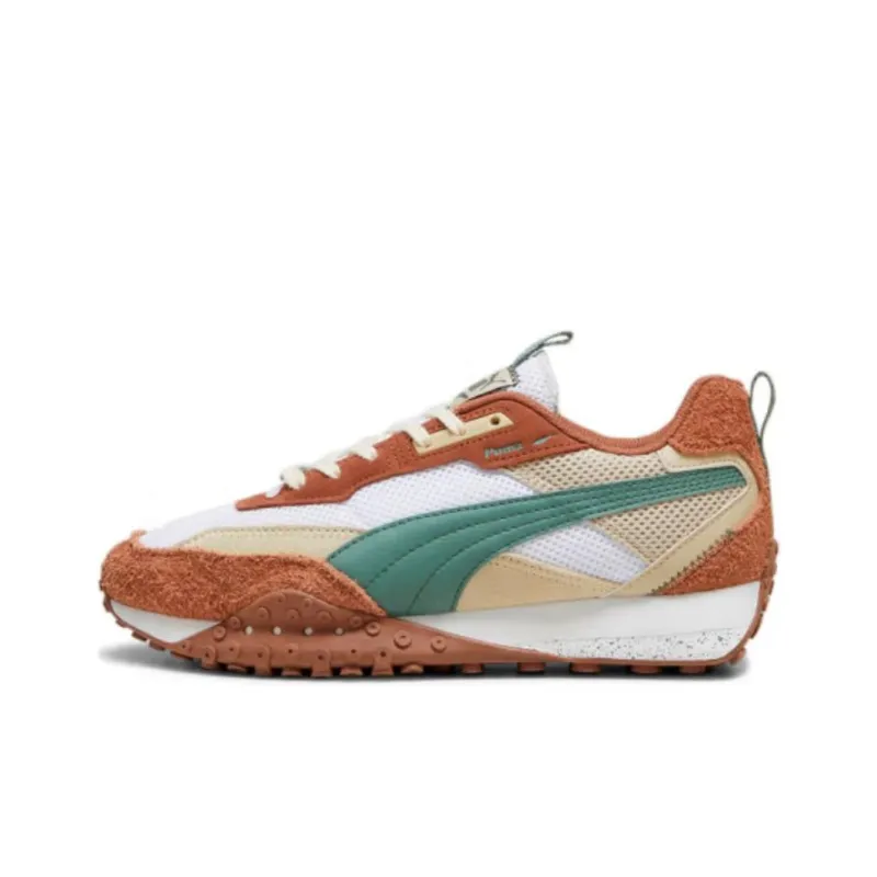 PUMA Blktop Rider Durable Breathable Low Top Casual Running Shoes Unisex Beige Brown-0