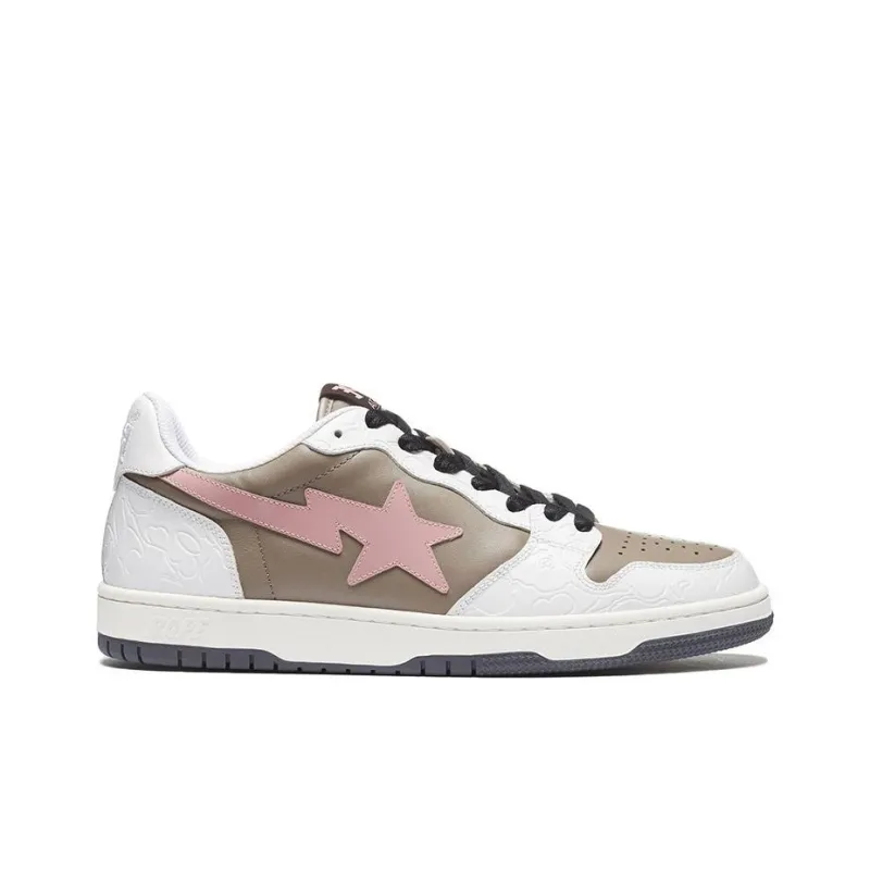 BAPE A BATHING APE Bape Court Sta Brown Pink-1