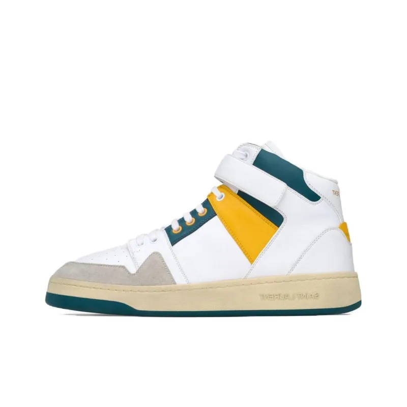 SAINT LAURENT Lax Mid Top Sneakers-0