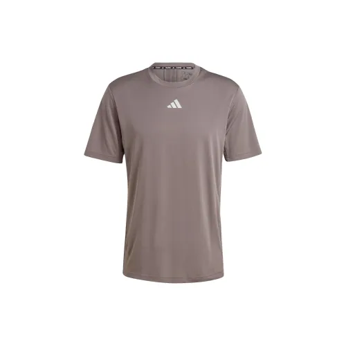 Adidas Hiit T-Shirts Men Charcoal Gray