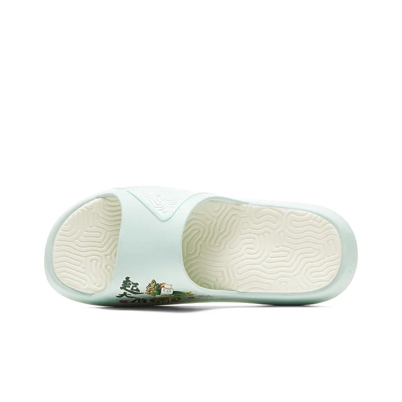 PEAK Slide Slippers Men Green Orchid Limited Edition Clothing Sets Color Scheme-4