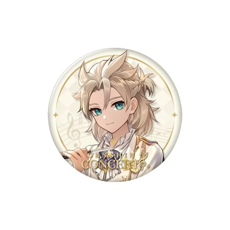 GenShin Xiao Zhongli Tartaglia Abeyu Ganyu Diana Dust World Theme Collection Character Badges-2