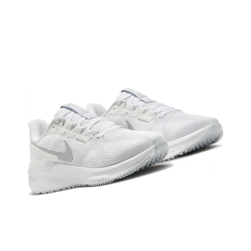Nike Zoom Structure 25 White Metallic Silver Women's-3