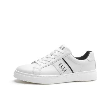 ELLE HOMME Stylish Skateboarding Shoes Men's White Black
