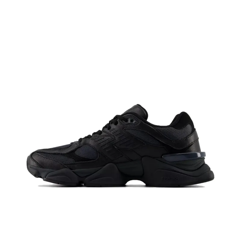 New Balance 9060 Triple Black Leather-0