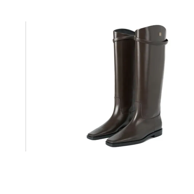 TOTEME Knee-high Boots Women's Coffee-4