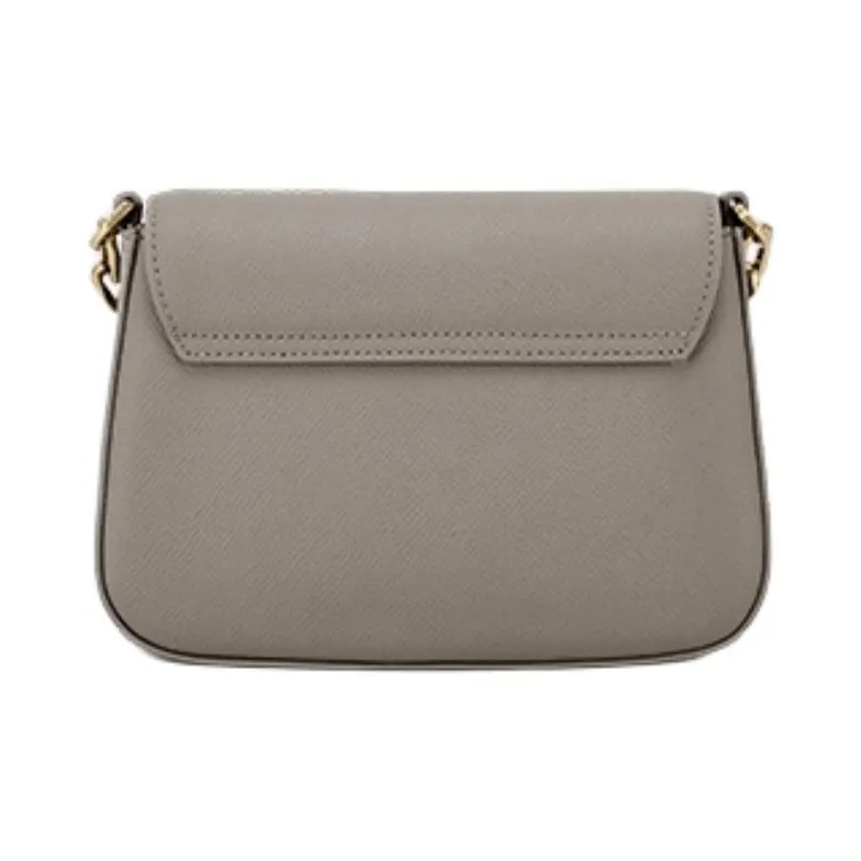 Hush Puppies Synthetic Leather Crossbody One Shoulder Handbag Medium Size Women's Black-6