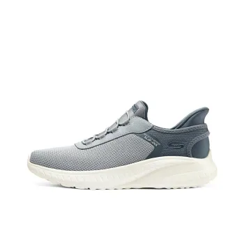 Skechers Hands Free Slip Ins Wear resistant And Lightweight Low Top Casual Shoes Men's Gray