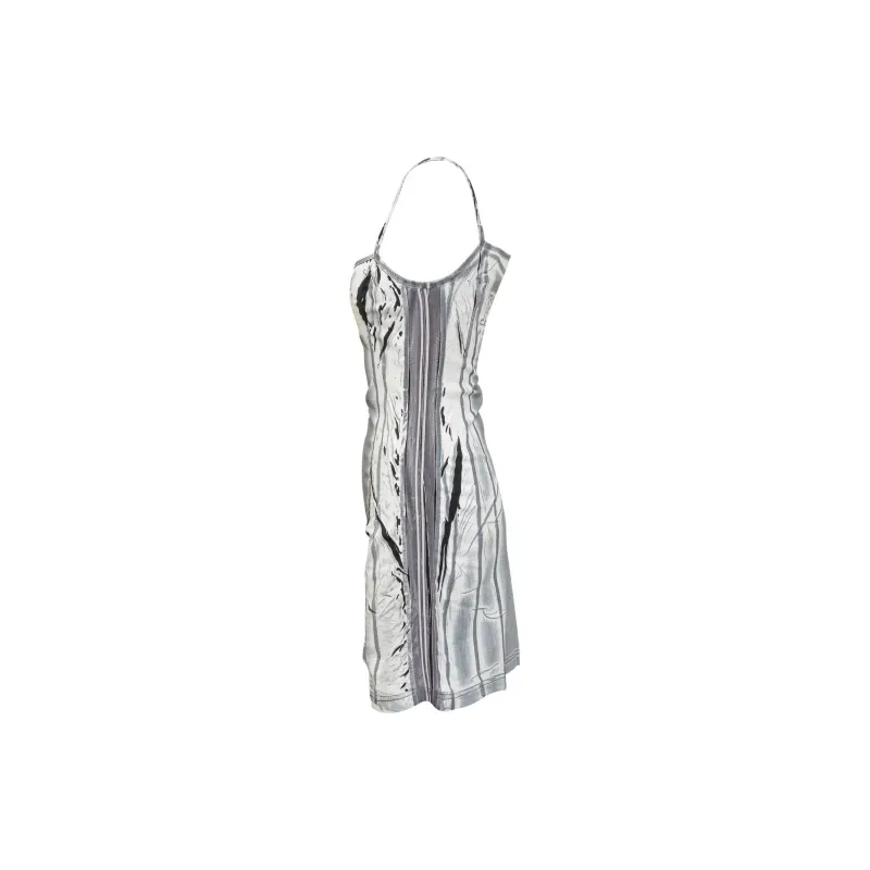 DIESEL Slip Dresses Women's Silver-2