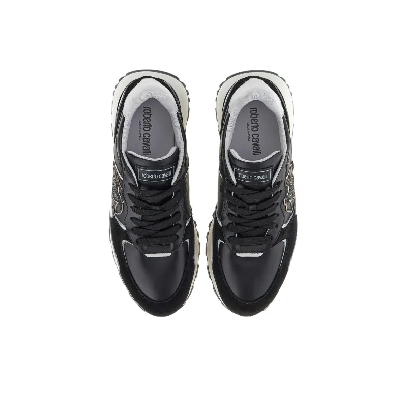Roberto Cavalli Casual Shoes Men's Black-3