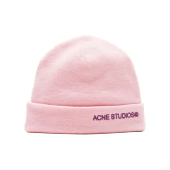 Acne Studios Wool Beanies Unisex Pink