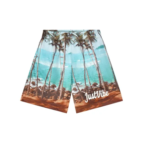 JUST VIBE Unisex Casual Shorts