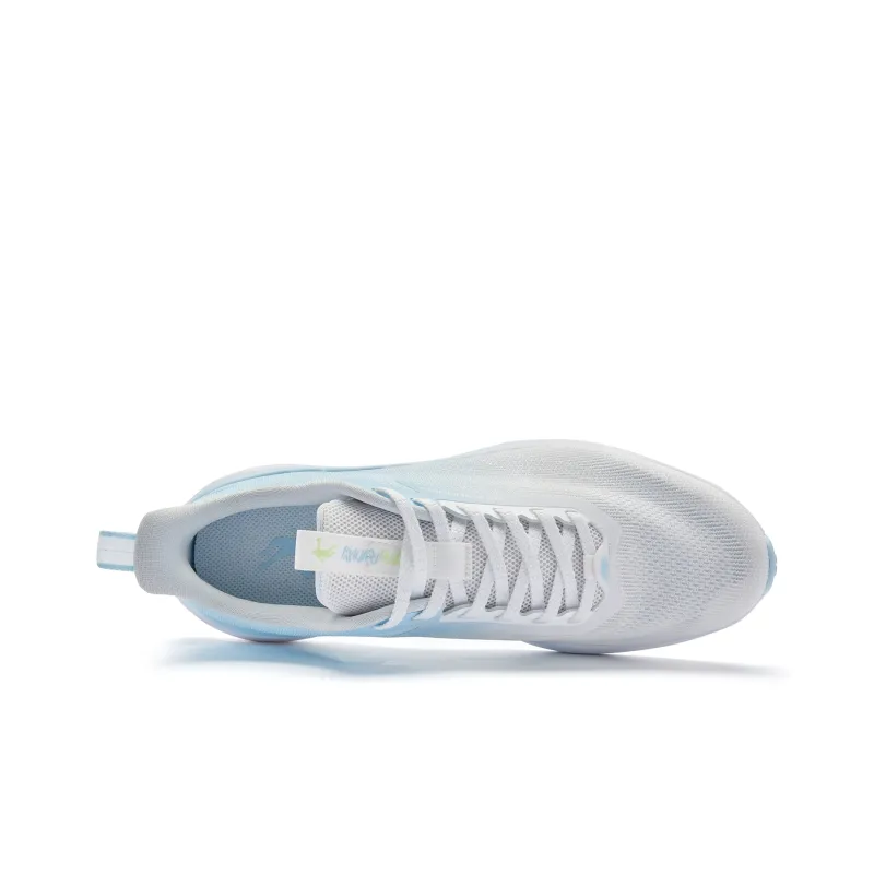 QIAODAN Light Speed 4.0 Running Shoes Men Low Top Jordan White Sky Blue-3