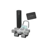 [Men's Fitness Mat Combination-Gray]4-Wheel 4-Arm Rest Model+Men's Fitness Mat, Comes with 20MM Kneeling Pad-Separate Delivery