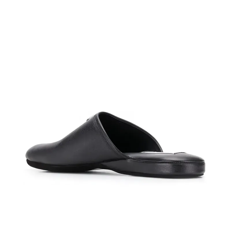 THOM BROWNE· Rubber Sole Closed Toe Slippers Men's Black-3
