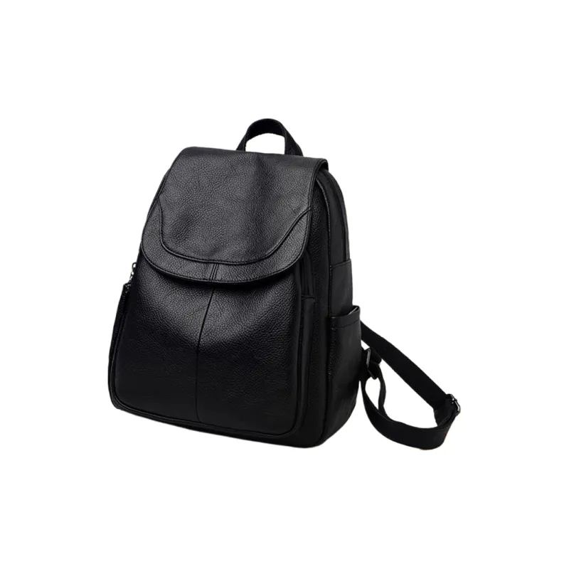 Carissa PU Backpack Regular Women's Black-0